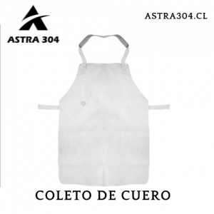 Coleto cuero 60x90 protección para soldador