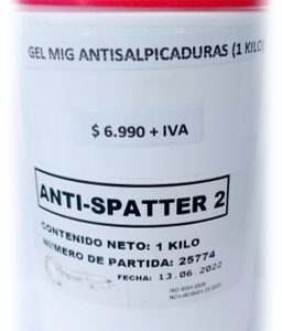 "Gel antisalpicadura 1kg Total para protección en soldadura MIG/MAG"