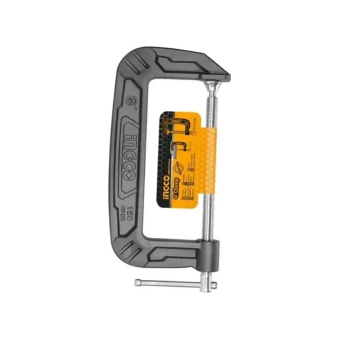 Prensa en C INGCO 125mm modelo HGC0105 vista lateral