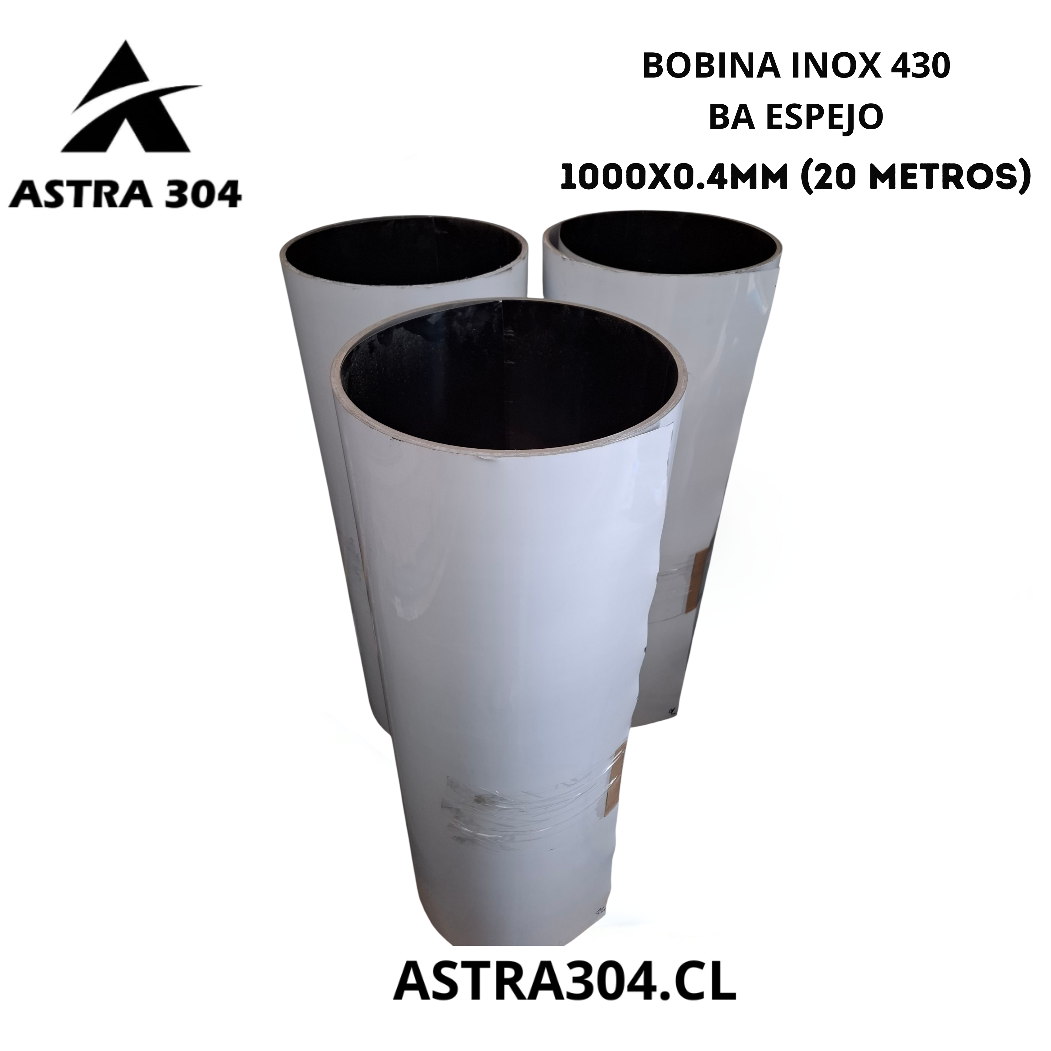 acero inoxidable 430 brillante tipo espejo